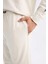 Fit Sporcu Jogger Eşofman Altı Slim Fit Dar Kesim Standart Paça Beli Paçası Lastikli D6831AX24AU 17