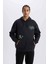 Fit NBA Boston Celtics Oversize Geniş Kalıp Kapüşonlu Sırt Baskılı Kalın Sweatshirt D6690AX25SP 14