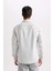 Regular Fit Oduncu Cep Detaylı Basic Düz Uzun Kollu Gömlek A5515AX24AU 12