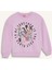Kız Çocuk Barbie Relax Fit Bisiklet Yaka Sweatshirt D4379A824WN 16