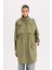 Su Geçirmez İnce Uzun Mont Parka Oversize Geniş Kesim Kapüşonlu Cepli A8988AX25SP 12