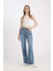 90's Wide Leg Yüksek Bel Düz Paça Jean Pantolon D6610AX25SP 10