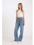 90's Wide Leg Yüksek Bel Düz Paça Jean Pantolon D6610AX25SP 11
