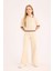 Kız Çocuk Wide Leg Geniş Paça Pamuklu Pantolon D7098A825SM 7