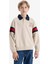 Erkek Çocuk Oversize Geniş Kalıp Polo Yaka Sweatshirt D7404A825SP 13