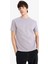 Regular Fit Bisiklet Yaka Ütü Gerektirmeyen Nefes Alabilen Baskılı Kısa Kollu Ağır Kumaş Tişört D5514AX25SP 13