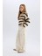 Kız Çocuk Wide Leg Kargo Geniş Paça Jean Pantolon D7097A825SP 10