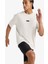 DeFactoFit Boxy Fit Bisiklet Yaka Baskılı Sporcu Kısa Kollu Tişört D7365AX25SP 12