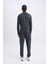 Fit Sporcu Jogger Eşofman Altı Standart Fit Beli Bağcıklı Basic Düz Lastikli Paça Cepli D1901AX24AU 12