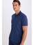 Slim Fit Dar Kesim Polo Yaka Kısa Kollu Pamuklu Modal Karışımlı Basic Düz Tişört M6609AZ25SP 10
