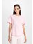 Pijama Takım Basic Kısa Kollu Üst Beli Lastikli Alt-Fall in Love D7540AX24AU 9
