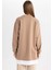 Regular Fit Bisiklet Yaka Basic Düz Etek Ucu Detaylı Sweatshirt Tunik A9527AX24WN 12