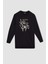Regular Fit Bisiklet Yaka Çiçek Baskılı Sweatshirt Tunik D7571AX24WN 13