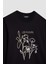 Regular Fit Bisiklet Yaka Çiçek Baskılı Sweatshirt Tunik D7571AX24WN 14