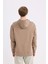 Regular Fit Kapüşonlu Kanguru Cepli İçi Yumuşak Tüylü Basic Düz Sweatshirt X8283AZ25SP 12