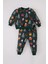 Erkek Bebek 2'li Takım Yılbaşı Temalı Sweatshirt Beli Lastikli Eşofman Altı D6730A524WN 10