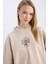 Coool Loose Fit Baskılı Kapüşonlu Sweatshirt D6671AX24WN 9