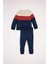 Erkek Bebek 2'li Takım Renk Bloklu İçi Yumuşak Tüylü Sweatshirt Beli Lastikli Eşofman Altı Y1410A224AU 10