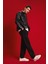 Su Geçirmez Slim Fit Dar Kesim Gömlek Yaka Cepli Çıtçıtlı Suni Deri Mont D6589AX25SP 18