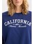 Relax Fit Bisiklet Yaka Baskılı Kalın Sweatshirt D6713AX24WN 14