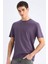 %100 Pamuk New Regular Fit Bisiklet Yaka Basic Düz Kısa Kollu Tişört V7699AZ25SP 7