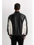 Su İtici Regular Fit Bomber Kolej Yaka Çıtçıt Kapamalı Cepli Mevsimlik Hafif Mont D6242AX25SP 16
