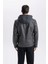 Su İtici Slim Fit Dar Kesim Çıkarılabilir Kapüşonlu Fermuarlı Cepli Suni Deri Ceket Mont R2523AZ25SP 14