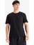 %100 Pamuk New Regular Fit Bisiklet Yaka Basic Düz Kısa Kollu Siyah Tişört V7699AZ25SP 12