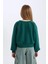 Kız Çocuk Relax Fit Bisiklet Yaka Baskılı İçi Yumuşak Tüylü Sweatshirt D7042A824WN 12