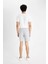 Slim Fit Dar Kesim Dar Paça Şort W7965AZ24HS 14