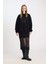 Coool Oversize Geniş Kalıp Yıldızlı Kalın Siyah Sweatshirt D8024AX24WN 8