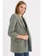 Regular Fit Ceket Yaka Basic Düz Blazer Ceket C3215AX24AU 6