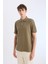 %100 Pamuk Regular Fit Polo Yaka Kısa Kollu Basic Düz Pike Kumaş Tişört C1293AX25SP 9