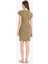 Bodycon Vücudu Saran Yuvarlak Yaka Ribana Kolsuz Mini Elbise D7996AX25SP 12