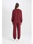 Regular Fit Normal Kalıp Basic Düz İçi Kalın Polarlı Eşofman Takımı D8022AXNS 7