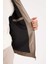 Slim Fit Dar Kesim Dik Yaka Fermuarlı Süet Görünümlü Mevsimlik Baharlık Mont D5977AX25SP 15