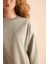Regular Fit Normal Kalıp Basic Düz İçi Kalın Polarlı Eşofman Takımı D8022AXNS 9