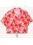 Kız Çocuk Desenli Crop Kısa Kollu Gömlek D7640A825SM 12