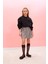 Kız Çocuk Yılbaşı Temalı Oversize Geniş Kalıp Bisiklet Yaka Taşlı İçi Yumuşak Tüylü Sweatshirt D5420A824WN 7
