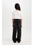 Kız Çocuk Wide Leg Kargo Cepli Geniş Bol Paça Antrasit Jean Pantolon D7177A824WN 14