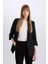 Regular Fit Ceket Yaka Basic Düz Blazer Ceket C3215AX24AU 9