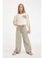 Kız Çocuk Wide Leg Geniş Bol Paça Cepli Jean Pantolon D7178A824WN 9