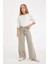 Kız Çocuk Wide Leg Geniş Bol Paça Cepli Jean Pantolon D7178A824WN 10