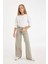 Kız Çocuk Wide Leg Geniş Bol Paça Cepli Jean Pantolon D7178A824WN 11