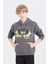 Erkek Çocuk Batman Kapüşonlu Kanguru Cepli Sweatshirt D6740A824WN 9