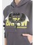 Erkek Çocuk Batman Kapüşonlu Kanguru Cepli Sweatshirt D6740A824WN 12