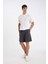 %100 Pamuk Relax Fit Bermuda Şort D7916AX24SM 8