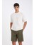 %100 Pamuk Relax Fit Bermuda Şort D7916AX24SM 10