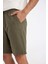 %100 Pamuk Relax Fit Bermuda Şort D7916AX24SM 13