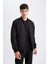Su İtici Regular Fit Kolej Yaka Fermuarlı Cepli Mevsimlik Baharlık Bomber Mont D7447AX24AU 9
